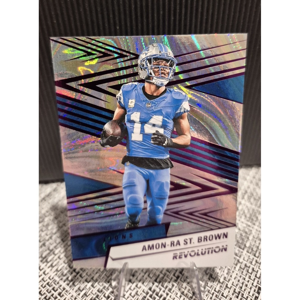 2025 Revolution Amon-ra St.Brown #180 Purple‎ Swirl /49 Detroit Lions